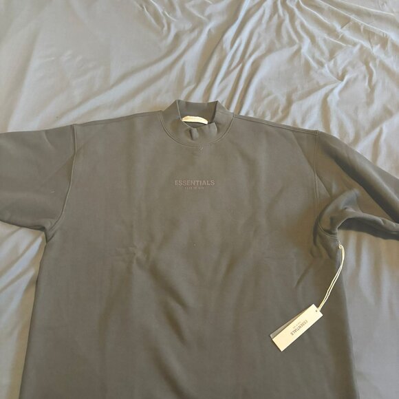 ESSENTIALS FOG CREWNECK WOOD - Picture 3 of 4